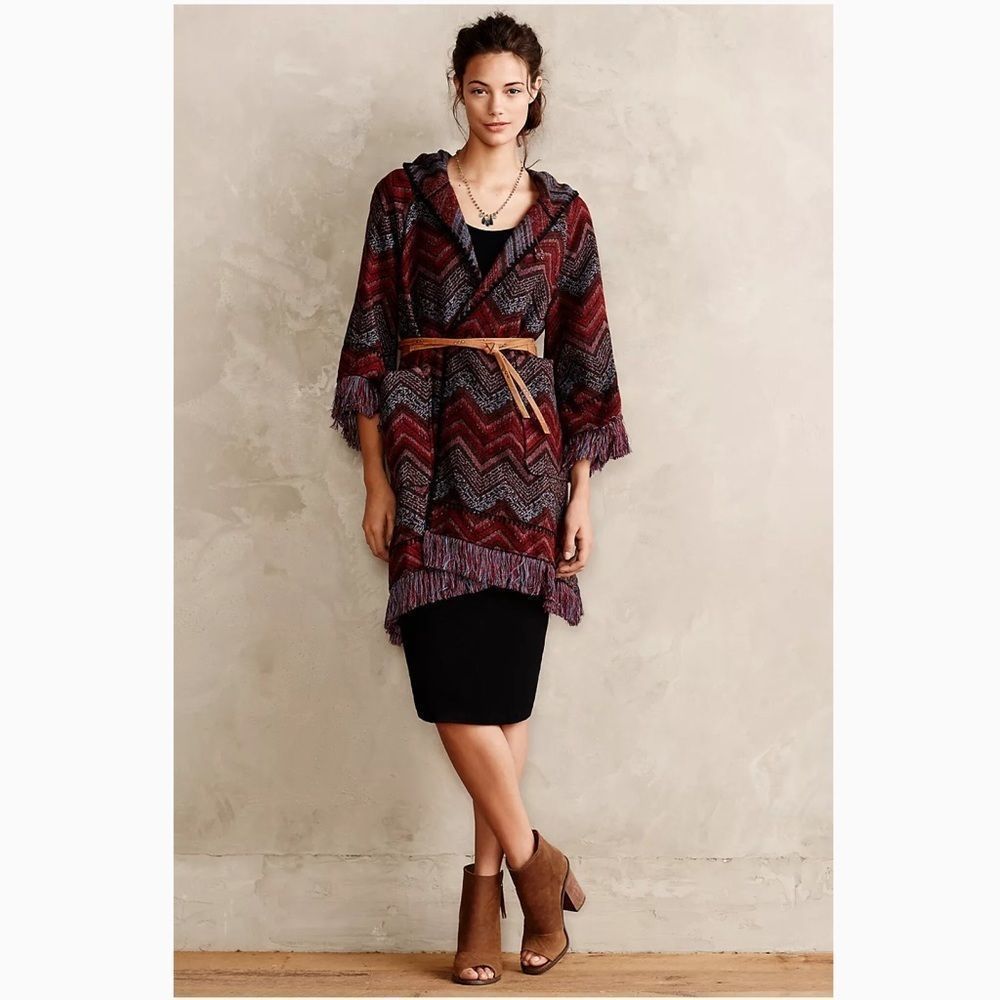ANTHROPOLOGIE | Hei Hei Mesilla Jacquard Jacket Coat